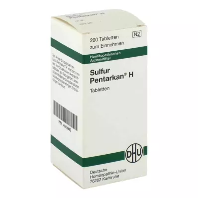 SULFUR PENTARKAN Pastillas H, 200 unidades SULFUR PENTARKAN Pastillas H, 200 unidades