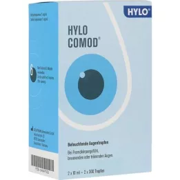 HYLO-COMOD Gotas para los ojos, 2X10 ml