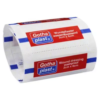 GOTHAPLAST Esparadrapo para heridas, impermeable 2x6 cm, 1 ud
