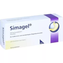 SIMAGEL Comprimidos masticables, 50 uds