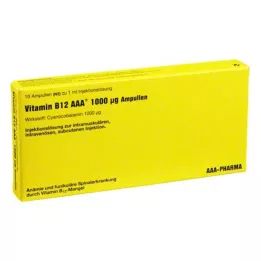 VITAMIN B12 AAA 1000 μg ampollas, 10X1 ml