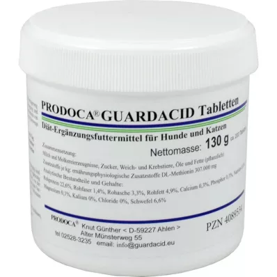 GUARDACID Tabletas vet., 200 uds