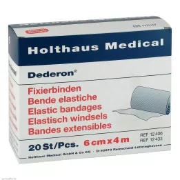 DEDERON Vendas de fijación 6 cmx4 m, 20 uds