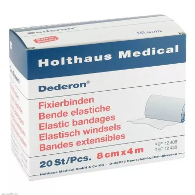 DEDERON Vendas de fijación 8 cmx4 m, 20 uds