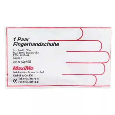 HANDSCHUHE Algodón talla 8, 2 piezas