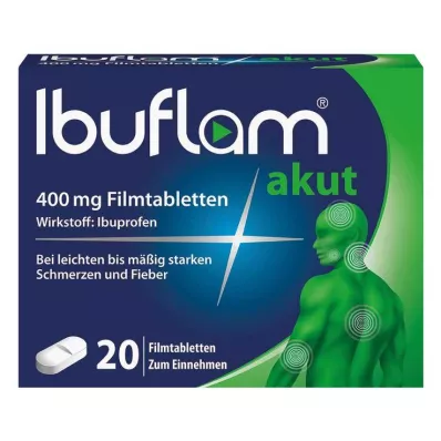 IBUFLAM 400 mg comprimidos recubiertos con película, 20 unidades IBUFLAM 400 mg comprimidos recubiertos con película, 20 unidades