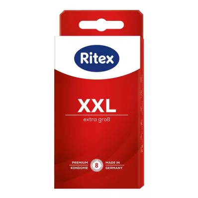 Condones Ritex XXL , 8 piezas