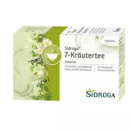 SIDROGA Bolsa de filtro Wellness 7 hierbas, 20X2,0 g