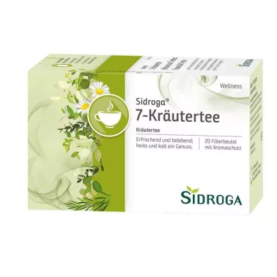 SIDROGA Bolsa de filtro Wellness 7 hierbas, 20X2,0 g
