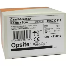 OPSITE poste-OP vendaje de 5x6,5 cm, 6X5 uds