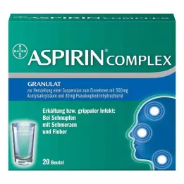 ASPIRIN COMPLEX sobre con gránulos para la preparación de una suspensión para administración, 20 uds
