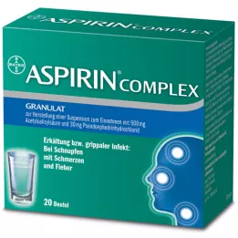 ASPIRIN COMPLEX sobre con gránulos para la preparación de una suspensión para administración, 20 uds