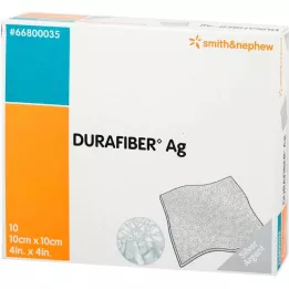 DURAFIBER Vendaje Ag 10x10 cm, 10 uds