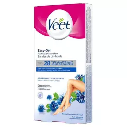 VEET Tiras depilatorias sensibles, 10X2 uds