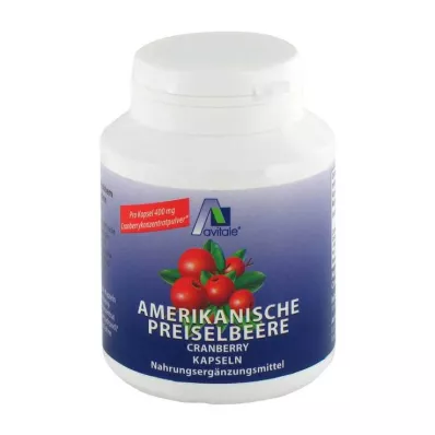 PREISELBEERE American 400 mg cápsulas, 100 uds