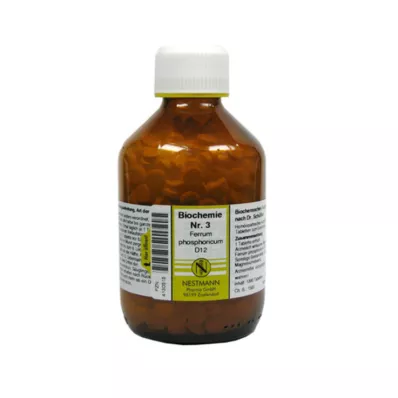 BIOCHEMIE 3 Ferrum phosphoricum D 12 comprimidos, 1000 uds