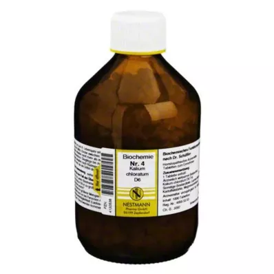 BIOCHEMIE 4 Kalium chloratum D 6 comprimidos, 1000 unidades