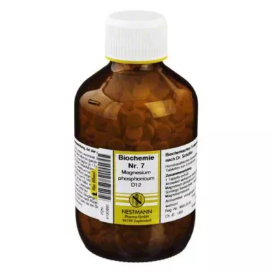 BIOCHEMIE 7 Magnesio fosfórico D 12 comprimidos, 1000 uds