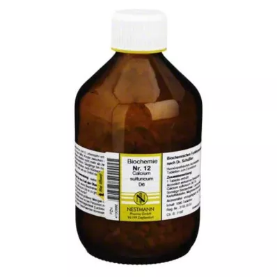 BIOCHEMIE 12 Calcium sulphuricum D 6 comprimidos, 1000 uds