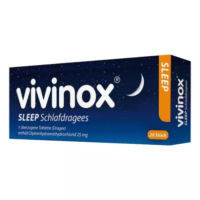VIVINOX Pastillas para dormir Sleep comprimido recubierto, 20 uds