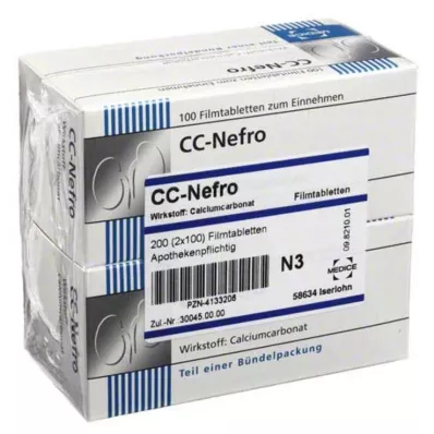 CC Tabletas recubiertas con película Nefro, 200 piezas