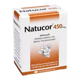 NATUCOR 450 mg comprimidos recubiertos con película, 50 uds