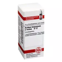 ACIDUM BENZOICUM E Resina D 12 glóbulos, 10 g