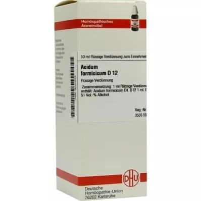 ACIDUM FORMICICUM D 12 Dilución, 50 ml