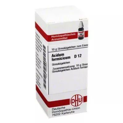 ACIDUM FORMICICUM D 12 glóbulos, 10 g ACIDUM FORMICICUM D 12 glóbulos, 10 g