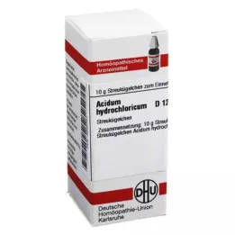 ACIDUM HYDROCHLORICUM D 12 glóbulos, 10 g