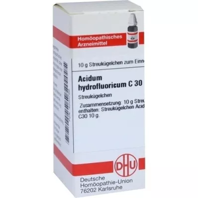 ACIDUM HYDROFLUORICUM C 30 glóbulos, 10 g