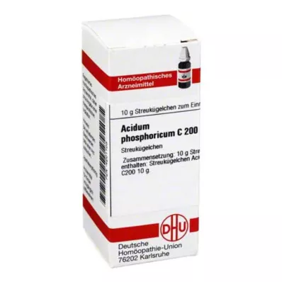ACIDUM PHOSPHORICUM C 200 glóbulos, 10 g
