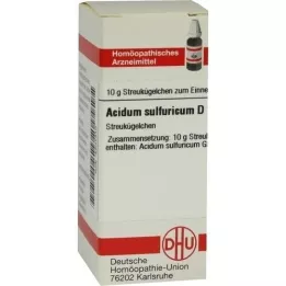 ACIDUM SULFURICUM D 12 glóbulos, 10 g