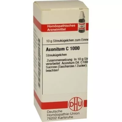 ACONITUM C 1000 glóbulos, 10 g