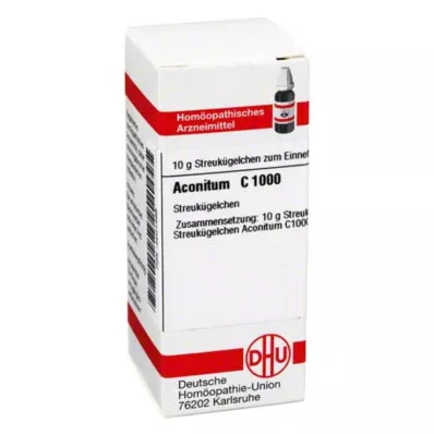 DHU Aconitum C 1000 glóbulos, 10 g