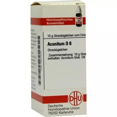 ACONITUM D 8 glóbulos, 10 g