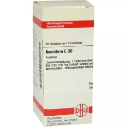 ACONITUM C 30 comprimidos, 80 uds