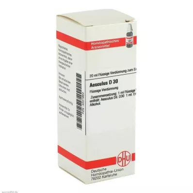 AESCULUS D 30 Dilución, 20 ml