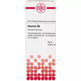 ALUMINA D 6 Dilución, 50 ml