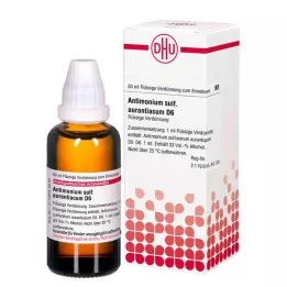 ANTIMONIUM SULFURATUM aurantiacum D 6 Dilución, 50 ml