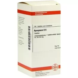 APOCYNUM D 6 pastillas, 200 uds