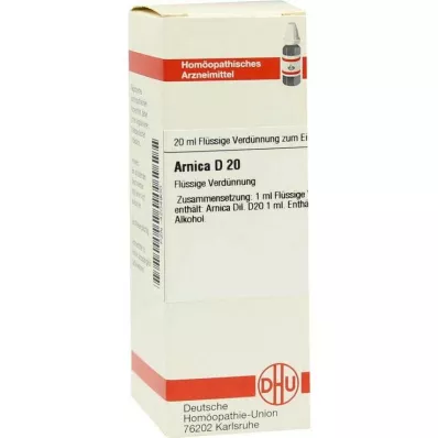 ARNICA D 20 Dilución, 20 ml ARNICA D 20 Dilución, 20 ml