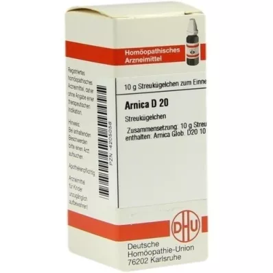 ARNICA D 20 glóbulos, 10 g