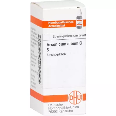 ARSENICUM ALBUM C 5 glóbulos, 10 g