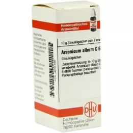 ARSENICUM ALBUM C 6 glóbulos, 10 g