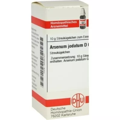 ARSENUM JODATUM D 6 glóbulos, 10 g