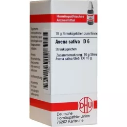 AVENA SATIVA D 6 glóbulos, 10 g