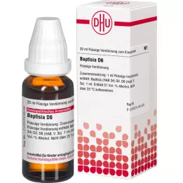 BAPTISIA D 6 Dilución, 20 ml