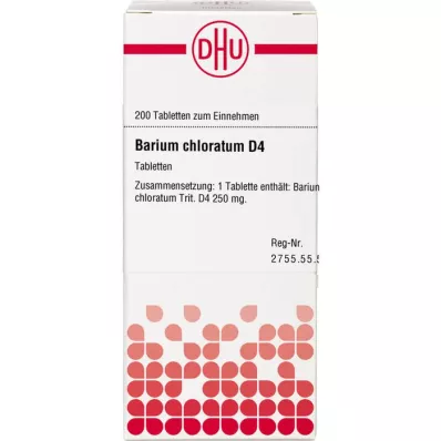 BARIUM CHLORATUM D 4 pastillas, 200 uds