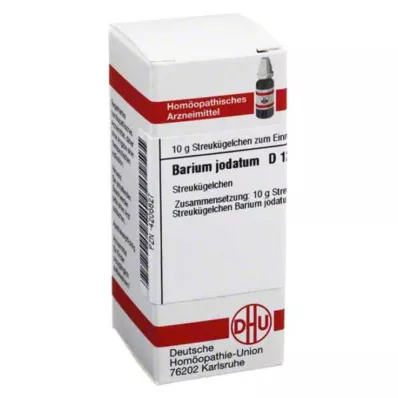BARIUM JODATUM D 12 glóbulos, 10 g